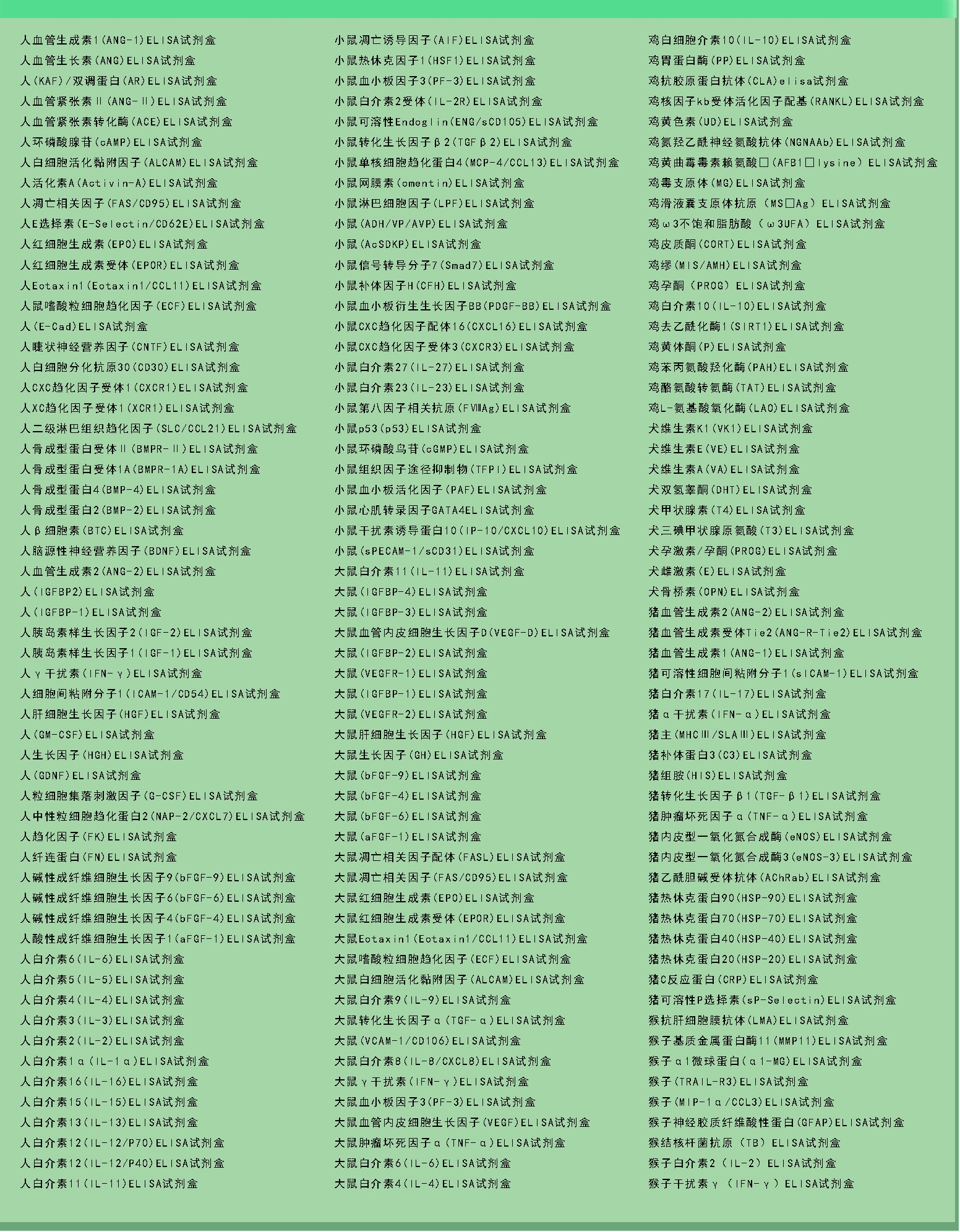 【科研購】ELISA試劑盒“買一送一